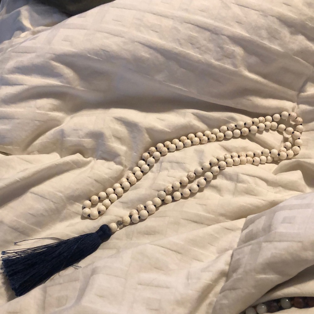 Mala-like Tassel Necklace